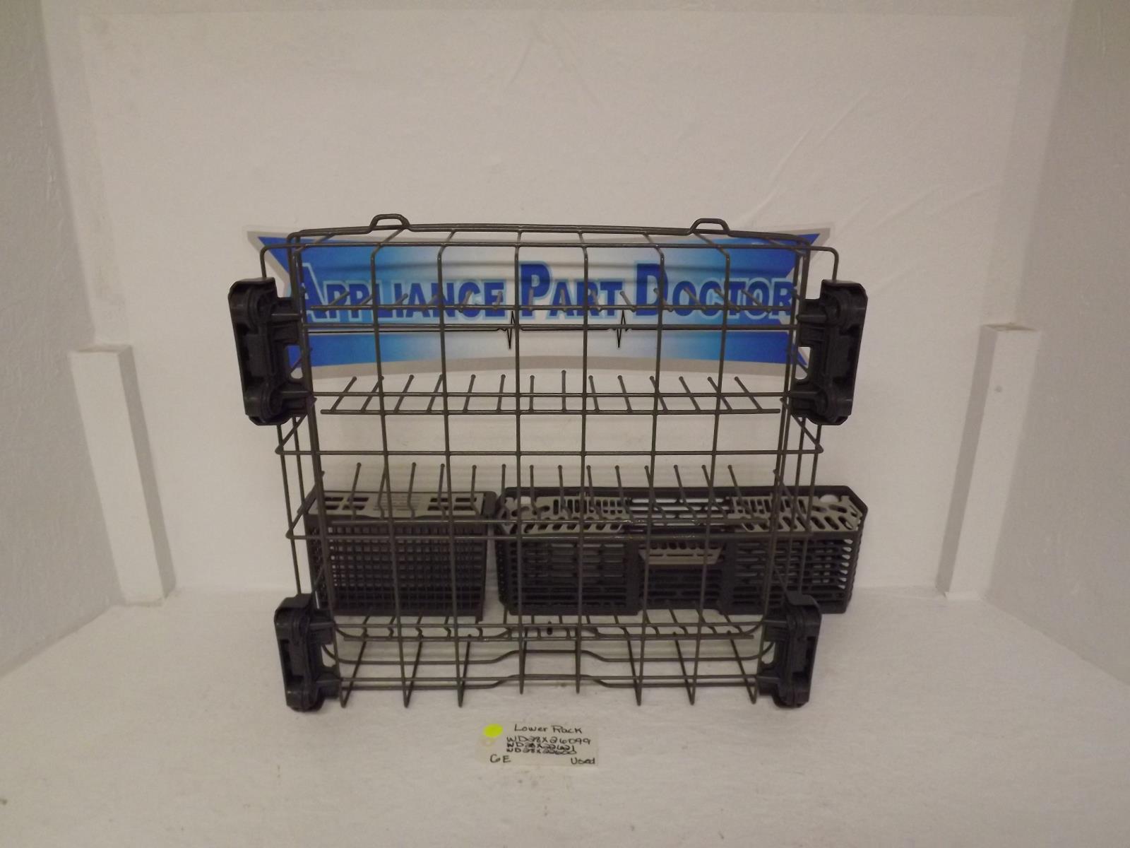 GE Dishwasher WD28X26099 WD28X22600 WD28X2262 Lower Rack Used GE Dishwasher WD28X26099 WD28X22600 WD28X2262 Lower Rack Used